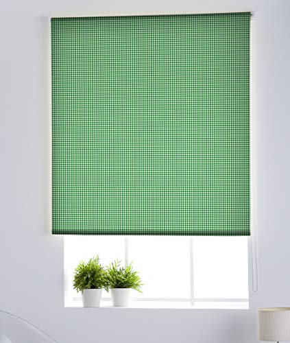 Estoralis Vichy-1 Easy Estor Enrollable Digital Easyfix, Tela, Verde, 65 x 150 cm Estoralis Vichy-1 Easy Estor Enrollable Digital Easyfix, Tela, Verde, 65 x 150 cm