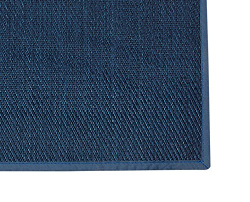 Estores Basic Living Color Vinilo, Azul, 60x90cm, Antideslizante, Alfombra para salón Modernas, Marino