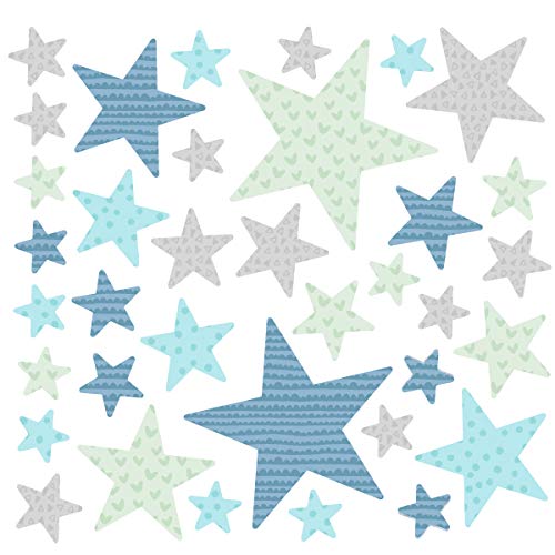 Estrellas combinación mint - Vinilos bebé