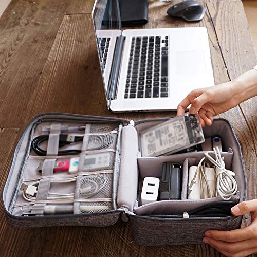 Estuche De Almacenamiento De Maquillaje Cosmético, Bolsa De Cable De Viaje Organizador De Gadget USB Portátil Digital Organizador Cables De Carga Kit De Bolsa De Almacenamiento De Cremallera Cosmé Estuche De Almacenamiento De Maquillaje Cosmético, Bolsa De Cable De Viaje Organizador De Gadget USB Portátil Digital Organizador Cables De Carga Kit De Bolsa De Almacenamiento De Cremallera Cosmé