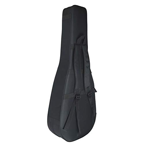 Estuche de Foam para Guitarra Clásica marca CIBELES - Negro - Perfil Naranja