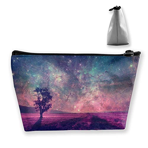 Estuche de maquillaje con forma trapezoidal en forma de árbol, para viaje, para el teléfono Estuche de maquillaje con forma trapezoidal en forma de árbol, para viaje, para el teléfono