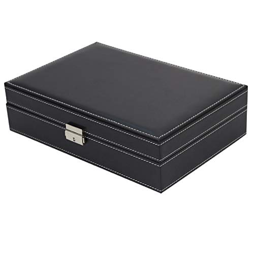 Estuche para reloj Durable Multifuncional De Almacenamiento Caja De Presentación De Joyería Y Relojería Caja De Almacenamiento Con La Mancuerna De La Caja para cumpleaños Padres Día de la Madre Regalo Estuche para reloj Durable Multifuncional De Almacenamiento Caja De Presentación De Joyería Y Relojería Caja De Almacenamiento Con La Mancuerna De La Caja para cumpleaños Padres Día de la Madre Regalo