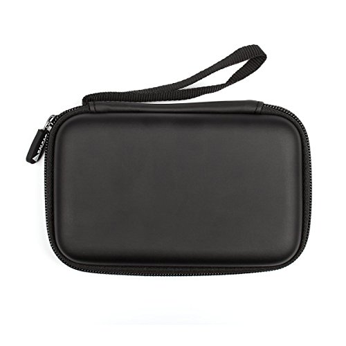 Estuche Salcar con Superficie Exterior rígida para Discos Duros HDD portátiles de 2.5" Cubierta de la Bolsa para 2.5 Pulgadas Disco Duro Externo Fundas (Negro)