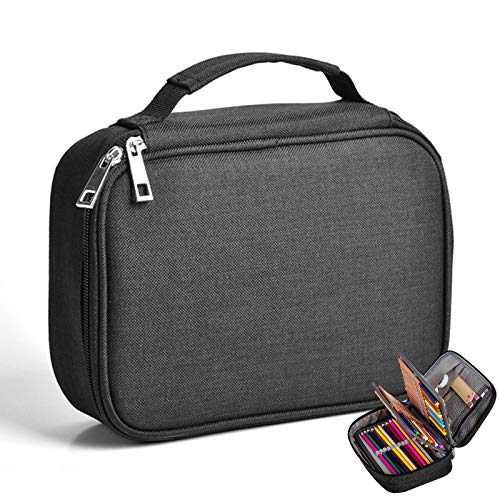 Estuches Escolar de Gran Capacidad, 72 ranuras portalápices Caja de lápiz de Estudiantes Organizador Estuche Escolar de caso lapices de lápiz bolsa de arte dibujo Estuches Escolares Pencil Case