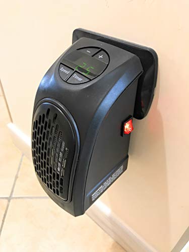 Estufa Eléctrica Calefactor Mini Portátil Handy Heater 350W Bajo Consumo Temperatura Regulable Baño Casa Oficina Enchufe UE