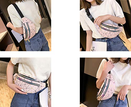 Estwell Riñonera Mujer Moda Riñonera Deportiva Viaje Bolso de Cintura Running Impermeable Riñoneras de Marcha Fanny Pack Estwell Riñonera Mujer Moda Riñonera Deportiva Viaje Bolso de Cintura Running Impermeable Riñoneras de Marcha Fanny Pack
