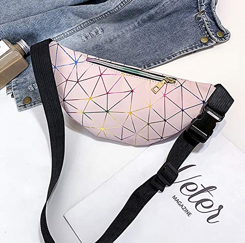 Estwell Riñonera Mujer Moda Riñonera Deportiva Viaje Bolso de Cintura Running Impermeable Riñoneras de Marcha Fanny Pack Estwell Riñonera Mujer Moda Riñonera Deportiva Viaje Bolso de Cintura Running Impermeable Riñoneras de Marcha Fanny Pack