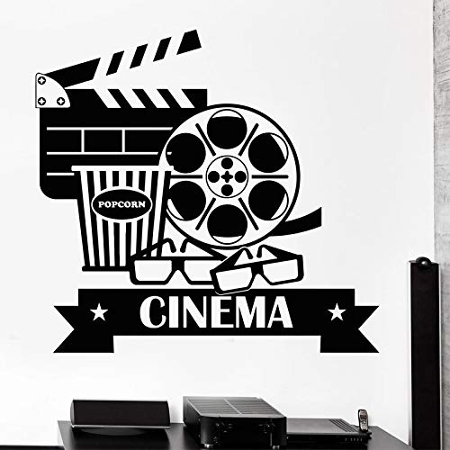 Etiqueta de la pared de la película Película de cine Cámara de película Etiqueta de la pared Película de tiro Proyección Decoración de la habitación Etiqueta de la pared A1 42x44cm