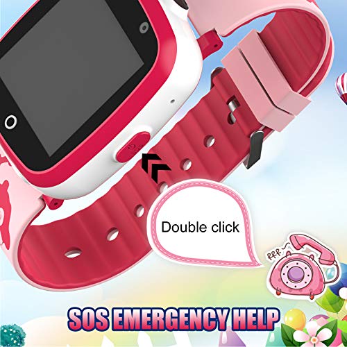 ETPARK Relojes para Niños, Reloj Inteligente Niño Admite Llamada Telefónica SOS Reproducir MP3 Juego Cámara Smartwatch para Niños para 3-12 años