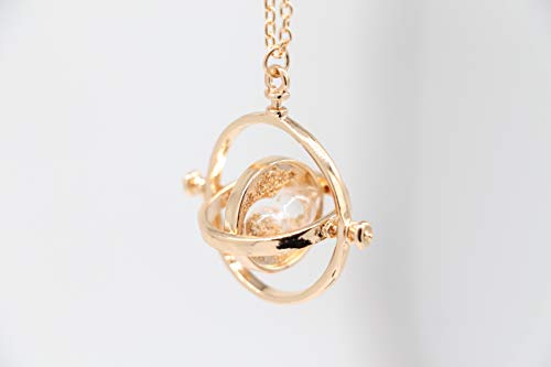 EUFANCE Reloj de Arena Collar 360 DegreeTime Theme Giratorio Niños Regalo Tiempo Colgante Turner Collar Colgante EUFANCE Reloj de Arena Collar 360 DegreeTime Theme Giratorio Niños Regalo Tiempo Colgante Turner Collar Colgante