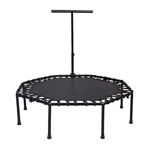 EUGAD Cama Elástica Fitness Hacer Ejercicio y Jugar Mejora la Forma Física Ø 126cm Color Negro 0006BC