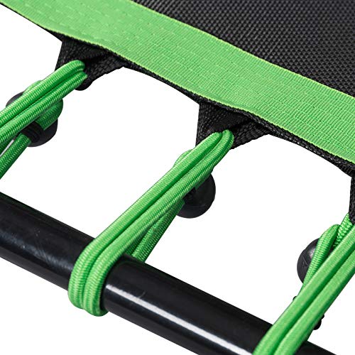 EUGAD Cama Elástica Fitness Hacer Ejercicio y Jugar Mejora la Forma Física Ø 126cm Color Verde 0005BC