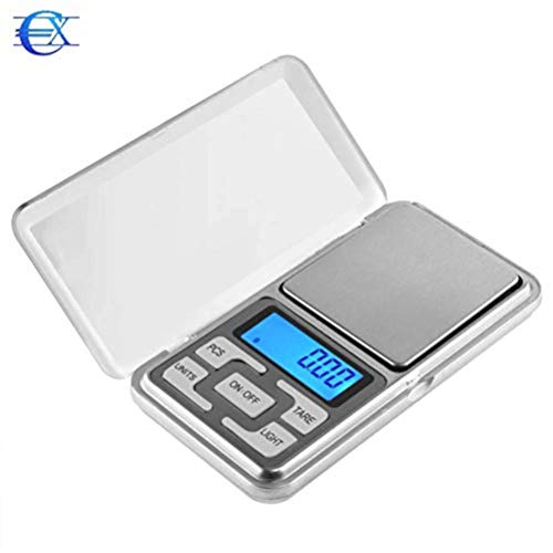 EUROXANTY® Báscula Digital | 0.01g - 200g | Báscula de Cocina y Joyería | Plataforma de Acero Inoxidable | Pantalla LCD | Especial para Bolsillo | Iluminación LED EUROXANTY® Báscula Digital | 0.01g - 200g | Báscula de Cocina y Joyería | Plataforma de Acero Inoxidable | Pantalla LCD | Especial para Bolsillo | Iluminación LED