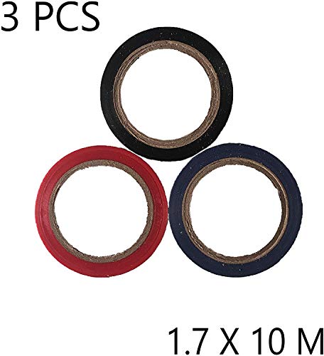 EUROXANTY® Cinta Aislante | Cinta Aislante Eléctrica | Resistente al Agua | Cinta para Cable | Electricista | COLOR 1.7 X 10M EUROXANTY® Cinta Aislante | Cinta Aislante Eléctrica | Resistente al Agua | Cinta para Cable | Electricista | COLOR 1.7 X 10M