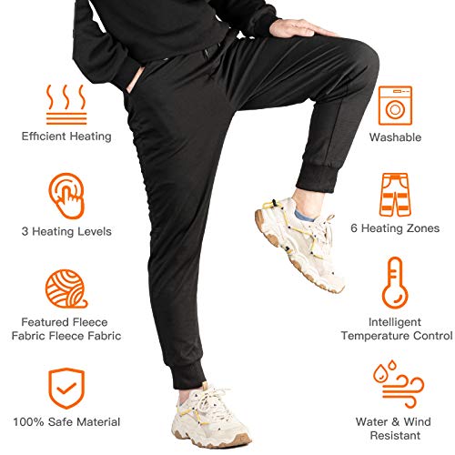 eventek Pantalones Calefactores USB 5V, Pantalones Calefactores Eléctricos para el Invierno al Aire Libre, Hombres/Mujeres (No Incluye la batería) (M) eventek Pantalones Calefactores USB 5V, Pantalones Calefactores Eléctricos para el Invierno al Aire Libre, Hombres/Mujeres (No Incluye la batería) (M)