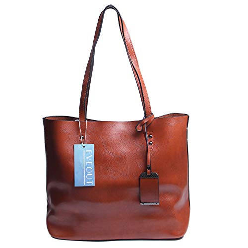 EVEOUT Bolso de cuero vegano suave para mujer,Bolsos de Mano Retro, Bolso de Hombro con Asa Superior para el Trabajo Casual, Bolso Clásico de Hobo con Borla Bolsas de Viaje para Mujer EVEOUT Bolso de cuero vegano suave para mujer,Bolsos de Mano Retro, Bolso de Hombro con Asa Superior para el Trabajo Casual, Bolso Clásico de Hobo con Borla Bolsas de Viaje para Mujer