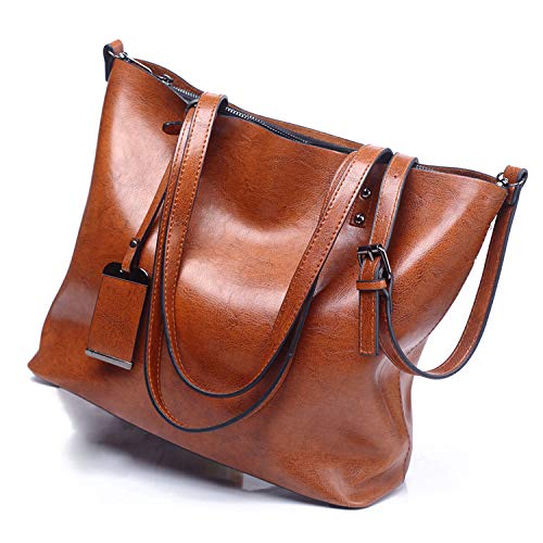 EVEOUT Bolso de cuero vegano suave para mujer,Bolsos de Mano Retro, Bolso de Hombro con Asa Superior para el Trabajo Casual, Bolso Clásico de Hobo con Borla Bolsas de Viaje para Mujer EVEOUT Bolso de cuero vegano suave para mujer,Bolsos de Mano Retro, Bolso de Hombro con Asa Superior para el Trabajo Casual, Bolso Clásico de Hobo con Borla Bolsas de Viaje para Mujer
