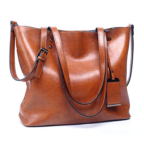 EVEOUT Bolso de cuero vegano suave para mujer,Bolsos de Mano Retro, Bolso de Hombro con Asa Superior para el Trabajo Casual, Bolso Clásico de Hobo con Borla Bolsas de Viaje para Mujer EVEOUT Bolso de cuero vegano suave para mujer,Bolsos de Mano Retro, Bolso de Hombro con Asa Superior para el Trabajo Casual, Bolso Clásico de Hobo con Borla Bolsas de Viaje para Mujer