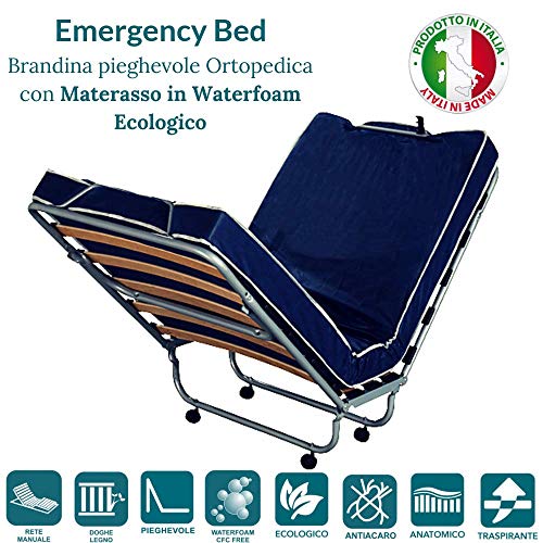 Evergreenweb Somier, 75 x 180 cm, con duelas de madera reforzadas, 4 patas desmontables, estructura de hierro, base para todo tipo de camas y colchones Evergreenweb Somier, 75 x 180 cm, con duelas de madera reforzadas, 4 patas desmontables, estructura de hierro, base para todo tipo de camas y colchones