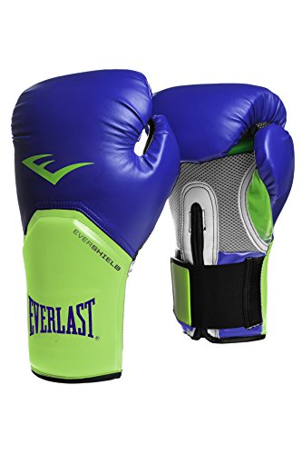 Everlast 2300BL/G12 - Guante de boxeo elite, color azul/ verde