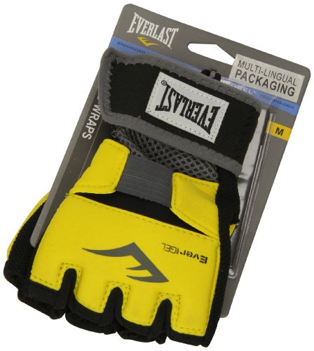 Everlast 4355Y - Guantes con gel, Amarillo S