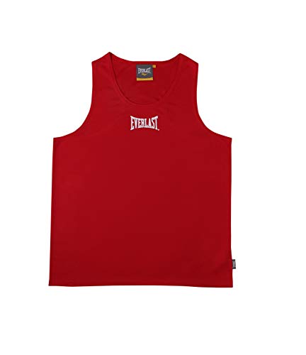 Everlast 4420 - Camiseta de Boxeo Unisex, Color Rojo, Talla M