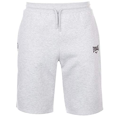 Everlast Hombre Fleece Pantalones Cortos Gris Marga L