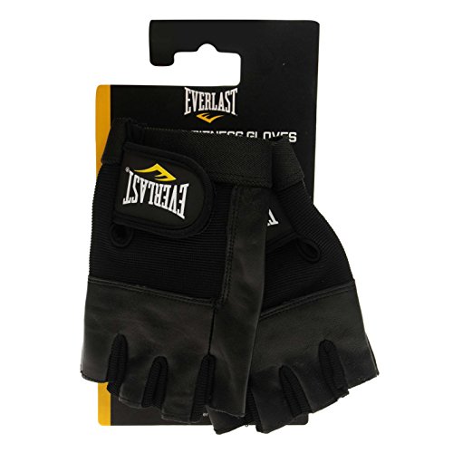 Everlast Hombre Leather Guantes De Fitness Gym Negro M Everlast Hombre Leather Guantes De Fitness Gym Negro M