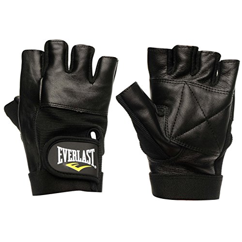 Everlast Hombre Leather Guantes De Fitness Gym Negro M Everlast Hombre Leather Guantes De Fitness Gym Negro M