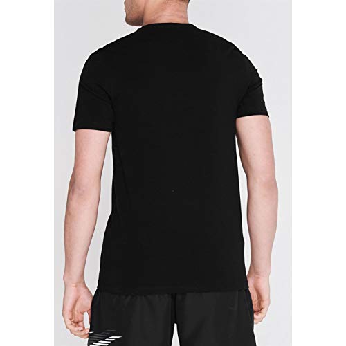 Everlast Hombre Logo Camiseta Manga Corta Negro L Everlast Hombre Logo Camiseta Manga Corta Negro L