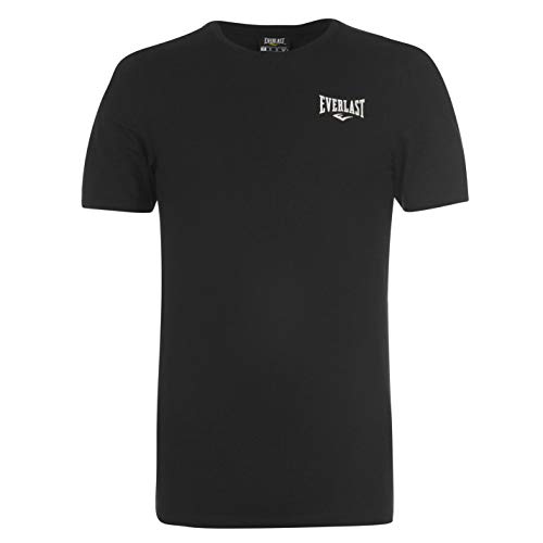 Everlast Hombre Logo Camiseta Manga Corta Negro L