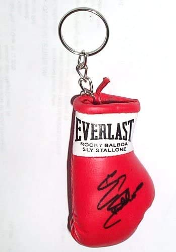 Everlast Mini Guante de Boxeo autografiado Llavero Rocky Balboa/Sly Stallone Everlast Mini Guante de Boxeo autografiado Llavero Rocky Balboa/Sly Stallone