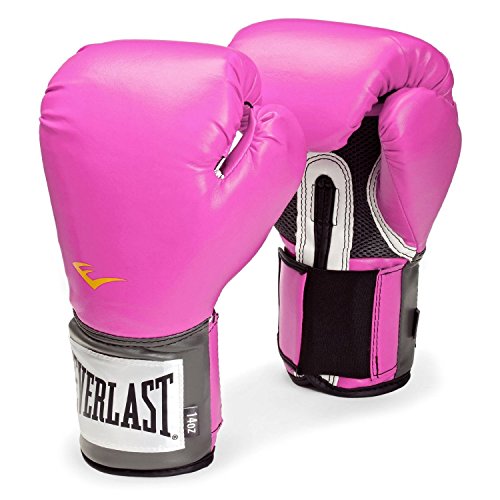 Everlast Pro Style - Guantes de boxeo, color rosa, talla 12 onzas