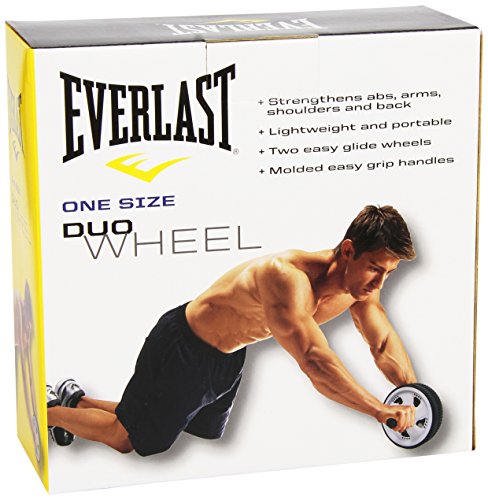 Everlast - Rueda de ejercicio Duo, color gris (1 unidad)