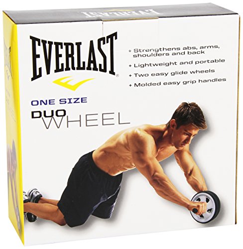 Everlast - Rueda de ejercicio Duo, color gris (1 unidad) Everlast - Rueda de ejercicio Duo, color gris (1 unidad)