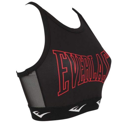 Everlast Sports - Camiseta Interior para Mujer, Mujer, Ropa Interior, 786550-50, Negro/Rojo, XS