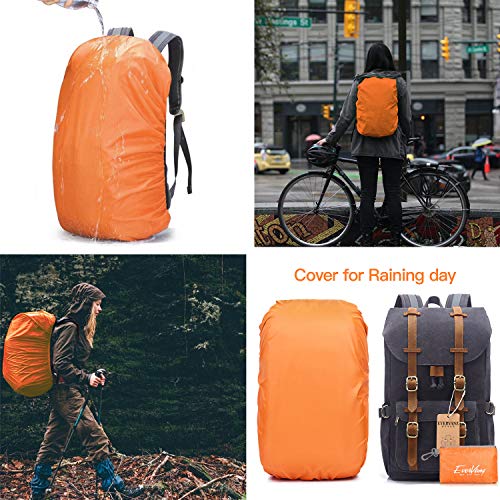 EverVanz Mochila de Lona para Portátil, Maleta Grande para Escuela, Viajes o Senderismo EverVanz Mochila de Lona para Portátil, Maleta Grande para Escuela, Viajes o Senderismo