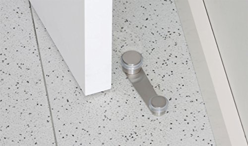 EVI Herrajes I-164-TAD Tope, Retenedor, Adhesivo,Giratorio, de Acero Inoxidable, Goma Transparente, Puerta de 50 mm EVI Herrajes I-164-TAD Tope, Retenedor, Adhesivo,Giratorio, de Acero Inoxidable, Goma Transparente, Puerta de 50 mm