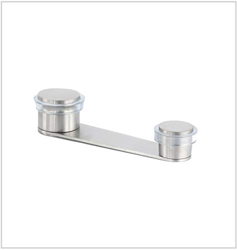 EVI Herrajes I-164-TAD Tope, Retenedor, Adhesivo,Giratorio, de Acero Inoxidable, Goma Transparente, Puerta de 50 mm EVI Herrajes I-164-TAD Tope, Retenedor, Adhesivo,Giratorio, de Acero Inoxidable, Goma Transparente, Puerta de 50 mm