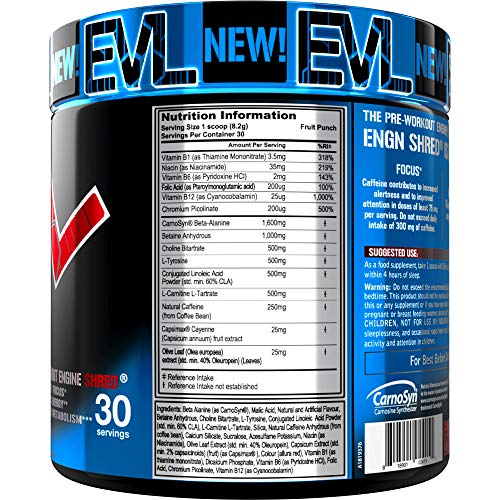 Evl Nutrition Engn Shred (30 Serv) 221 g