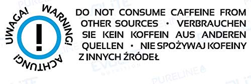 Evolite Nutrition - 200 mg di Caffeina 100 capsule di Pure Power. Potenzia la tua energia.
