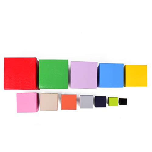 ewtshop® cajas de regalo, 12 unidades, material estable con papel de estraza multicolor, también para scrapbooking