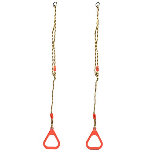 Exblue Anillos de Gimnasia, Gimnasio Ajustable Ejercicio físico Anillo Deportivo para Colgar para Entrenamiento, Entrenamiento de Fuerza, dominadas y Saltos o Columpios para niños(Rojo) Exblue Anillos de Gimnasia, Gimnasio Ajustable Ejercicio físico Anillo Deportivo para Colgar para Entrenamiento, Entrenamiento de Fuerza, dominadas y Saltos o Columpios para niños(Rojo)