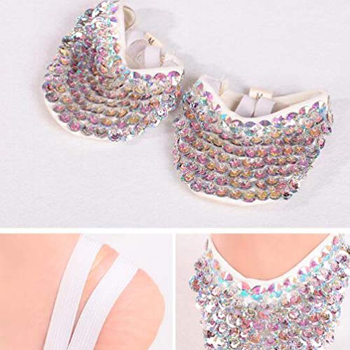 EXCEART 1 par de Zapatos de Torneado Lírico Contemporáneo de Baile de Pirueta Media Suela de Cristal Elástico para Ballet Jazz para Niñas Talla S EXCEART 1 par de Zapatos de Torneado Lírico Contemporáneo de Baile de Pirueta Media Suela de Cristal Elástico para Ballet Jazz para Niñas Talla S