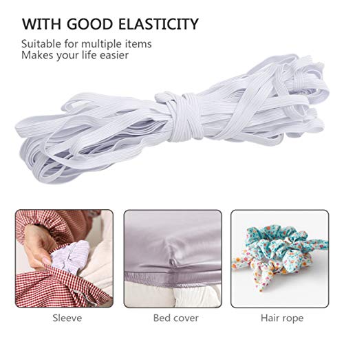 EXCEART 1 Rollo de Cordón Elástico Bandas Elásticas Cuerda Elástica Carrete Elástico Pesado Rollo Elástico para Manualidades Diy Ropa Pretina EXCEART 1 Rollo de Cordón Elástico Bandas Elásticas Cuerda Elástica Carrete Elástico Pesado Rollo Elástico para Manualidades Diy Ropa Pretina