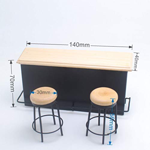 EXCEART 3 Unids Barra de Bar en Miniatura Mini Mostrador de Madera Adorno de Casa de Muñecas Pub Bar Muebles de Cocina Estatuilla Artesanías Accesorios de Fotos para Jardín de Hadas EXCEART 3 Unids Barra de Bar en Miniatura Mini Mostrador de Madera Adorno de Casa de Muñecas Pub Bar Muebles de Cocina Estatuilla Artesanías Accesorios de Fotos para Jardín de Hadas