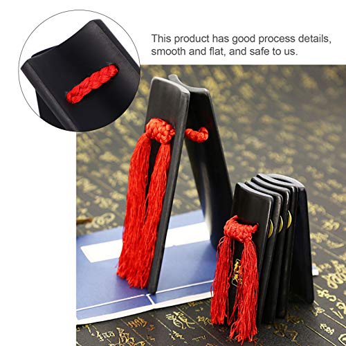 EXCEART Chino Kuaiban Badajo de Bambú Allegro Castañuelas Percusión de Mano Instrumento Tradicional para Niños 1 par Negro EXCEART Chino Kuaiban Badajo de Bambú Allegro Castañuelas Percusión de Mano Instrumento Tradicional para Niños 1 par Negro