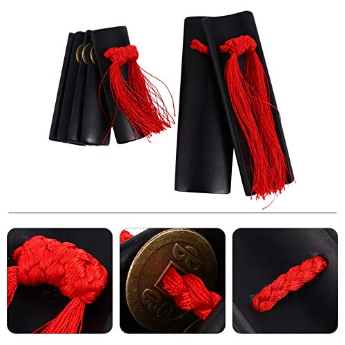 EXCEART Chino Kuaiban Badajo de Bambú Allegro Castañuelas Percusión de Mano Instrumento Tradicional para Niños 1 par Negro EXCEART Chino Kuaiban Badajo de Bambú Allegro Castañuelas Percusión de Mano Instrumento Tradicional para Niños 1 par Negro
