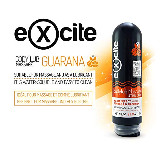 EXCITE Gel lubricante masaje íntimo con Guaraná de cultivo ecológico. Lubricante íntimo 200ml. EXCITE Gel lubricante masaje íntimo con Guaraná de cultivo ecológico. Lubricante íntimo 200ml.